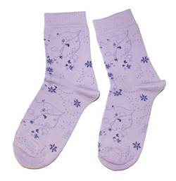 Weri Spezials Funny Damen Socken mit lustigen modischen Designs! In mehreren Mustern- und Farbvariationen! (35-38, Flieder Frühling) von Weri Spezials