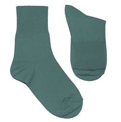 Weri Spezials Herren Gesundheits Socken Baumwolle Diabetiker mit dem weichen Rand ohne Gummi (43-46, Storm Blue) von Weri Spezials