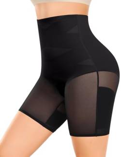 Werkiss Shapewear Damen Bauchweg Unterhose Hohe Taille Bauch Weg Shape Miederhose Figurenformend Unterwäsche Bauchkontrolle Body Shaper Leggings Miederpants(#2 Schwarz-Starke Kontrolle, 2XL) von Werkiss