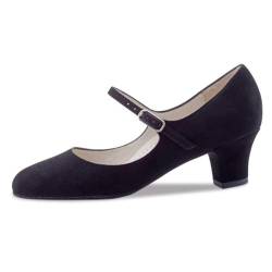 Werner Kern - Damen Tanzschuhe Ashley 4,5 Velourleder Schwarz [UK 4] von Werner Kern