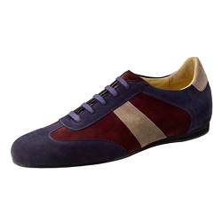 Werner Kern Herren Tanzsneaker/Tanzschuhe 28061 - Farbe: Blau/Beige/Rot - Größe: UK 10,5 von Werner Kern