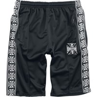 West Coast Choppers - Rockabilly Short - Tracksuit Shorts - S bis 4XL - für Männer - Größe L - schwarz von West Coast Choppers