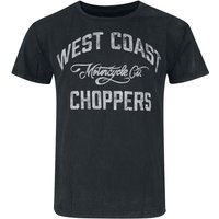 West Coast Choppers T-Shirt - Motorcycle Co. - S bis 3XL - für Männer - Größe L - schwarz von West Coast Choppers