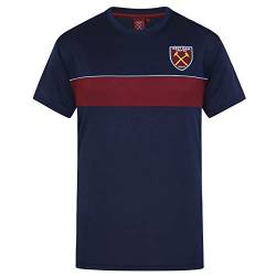 West Ham United FC - Herren Trainingstrikot aus Polyester - Offizielles Merchandise - Geschenk für Fußballfans - Dunkelblau - M von West Ham United FC