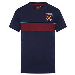 West Ham United FC - Jungen Trainingstrikot aus Polyester - Offizielles Merchandise - Geschenk für Fußballfans - Dunkelblau - 10-11 Jahre (L) von West Ham United FC