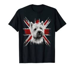Britischer britischer Westie Großbritannien West Highland White Terrier T-Shirt von West Highland White Terrier lover for Westie owner