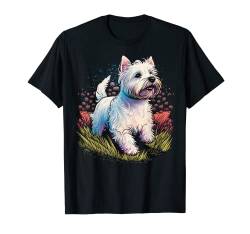 West Highland White Terrier Hund auf Westie Lover T-Shirt von West Highland White Terrier lover for Westie owner