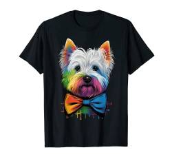 West Highland White Terrier Hund auf Westie Lover T-Shirt von West Highland White Terrier lover for Westie owner