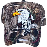 Westernlifestyle Baseball Cap Camouflage mit Adler oder Wolf bestickt von Westernlifestyle