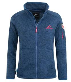 Westfjord Damen Fleecejacke Katla, Marineblau/Magenta Größe Extra Large von Westfjord