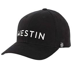 Westin Classic Cap Black - Angelcap für Spinnfischer, Schirmmütze, Basecap für Angler, Angelmütze, Cappy, Angelkleidung von Westin