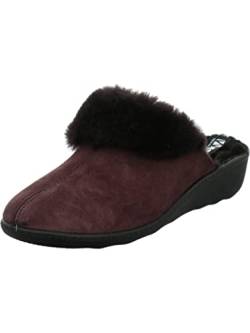 Westland Damen Pantoffeln Avignon 306, Frauen Hausschuhe,Weite F (Normal),Home-Slipper,House-Slipper,patschen,drinnen,Rot (aubergine),41 EU / 7 UK von Westland