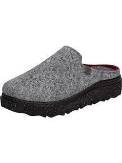 Westland Damen Pantoffeln Carmaux 01,Weite G (Normal),Wechselfußbett,Indoor,daheim,zuhause,Filz-Pantoffeln,kuschelig warm,grau,41 EU / 7 UK von Westland