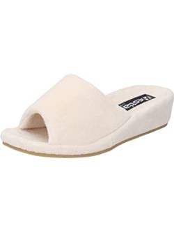 Westland Damen Pantoffeln Marseille, Frauen Hausschuhe,Weite G (Normal),Latschen,Schlappen,gaeste-Hausschuhe,pantine,beige-Kombi,42 EU / 8 UK von Westland