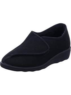 Westland Damen Pantoffeln Nice 105, Frauen Hausschuhe,Weite H (Weit),House-Slipper,patschen,schlapfen,Indoor,daheim,schwarz,41 EU / 7 UK von Westland