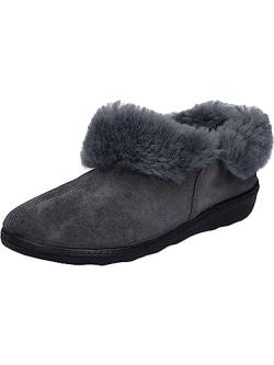 Westland Damen Pantoletten Avignon 102, Frauen Hausschuhe,Weite F (Normal),Fell,plüsch,Schlupfschuhe,schluepfschuhe,Grau (anthrazit),36 EU / 3 UK von Westland