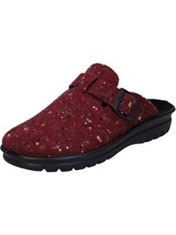 Westland Damen Pantoletten Metz 390, Frauen Hausschuhe,Weite G (Normal),schlapen,Home-Slipper,House-Slipper,drinnen,Rot (Carmin-Multi),41 EU / 7 UK von Westland