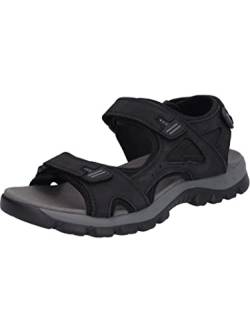 Westland Herren Klassische Sandalen Auxerre 01,Weite G (Normal),strandschuhe,sandaletten,klettsandalen,bequem,schwarz,45 EU / 10 UK von Westland