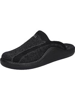 Westland Herren Pantoffeln Monaco 246, Männer Hausschuhe,Weite H (Weit),finken,schlapen,Home-Slipper,House-Slipper,Grau (anthrazit),47 EU / 12 UK von Westland