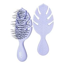 Wet Brush Go Green Mini Detangler Hairbrush Travel Sized UltraSoft Intelliflex Bristles Minimizes Pain Lavender von Wet Brush