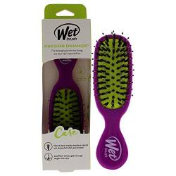 Wet Brush Mini Shine Enhancer Care Brush - Purple for Unisex 1 Pc Hair Brush von Wet Brush