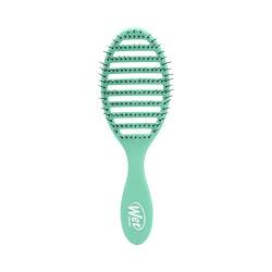 WetBrush Speed Dry Detangler mit hitzebeständigen Heatflex-Borsten und offenem Belüftungsdesign, um das Haar schneller zu trocknen, für alle Haartypen, exklusive Amazon-Farbe, Aqua von Wet Brush