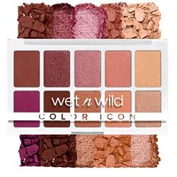 Wet 'n' Wild, Color Icon 10-Pan Palette, Lidschatten Palette, 10 hochpigmentierte Farben für das alltägliche Make-up, langanhaltende und leicht zu verblendende Formel, Heart & Sol von Wet n Wild