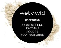 Wet n Wild Photo Focus Loose Setting Powder, Seidiges Gewichtsloses Fixierpuder zum Fixieren, Mattieren, Öl absorbieren und Backen, Weichzeichnungseffekt, Translucent, 20g von Wet n Wild