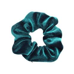 10 Stück Samt Scrunchies Haargummis für Damen,Einfarbige Elastische Dicke Bänder,Gummibänder Haarbänder,Pferdeschwanzhalter,Haarring des Dickdarms,Haargummi Haare Ringe für Damen,Grüner See von Whakano