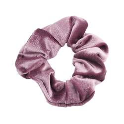 10 Stück Samt Scrunchies Haargummis für Damen,Einfarbige Elastische Dicke Bänder,Gummibänder Haarbänder,Pferdeschwanzhalter,Haarring des Dickdarms,Haargummi Haare Ringe für Damen,Rosa D von Whakano