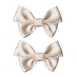 2 Paar Hochzeit Schuhclips,Schleife Shoe Buckle,Braut Schuh Schnalle,Schuh Dekorative Accessoires,AbnehmbareSchuhschnallen,für Hochzeitsfeiern,Party,Dekoration Bankett Frauen Mädchen,Cremefarben von Whakano