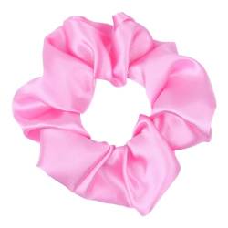 4 Stück Haargummis,Elastische Haarbänder,Weiche Scrunchies,Haare Ringe,Mehrweg Gummibänder,für Pferdeschwanz,Lange Haare Oder Dicke Lockige Mädchen Damen Haarschmuck,Rosa B von Whakano