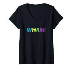 Schlag! - Rainbow Club Tropicana T-Shirt mit V-Ausschnitt von Wham!