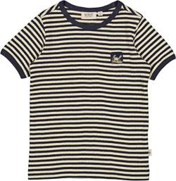 Wheat Jungen Kinder T-Shirt Kurzarm Krabbe auf Surfbrett 100% Biobaumwolle Öko Tex Standard 100 von Wheat