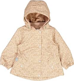 Wheat Mädchen Kleinkind Outdoor Ada Technical - 100% Wasserdicht Regenjacke, Rose Dust Flowers, 74/9m EU von Wheat