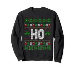 Where's My Ho At Ho Matching Couple Christmas Ugly Sweater Sweatshirt von Where My Ho's At Ugly Christmas Sweater Couples