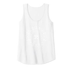 Damen OM Weiß Yoga Tank Top von White Yoga Shirts For Women