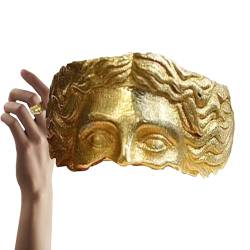 Whrcy Göttin Venus Gesichtsring | Zeigefingerring für Frauen | Beruhigender, bezaubernder griechischer Ring, antiker Venus-Ring für Outdoor-Partys von Whrcy