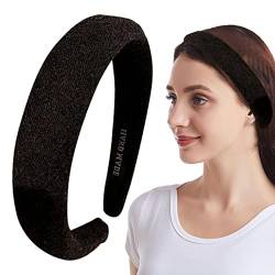 Whrcy Make-up-Gesichtsstirnband - Schwamm-Gesichtspflege-Stirnband,Weiches Schwamm-Hautpflege-Haarstirnband, Yoga-Stirnband-Make-up-Schwamm für Frauen von Whrcy