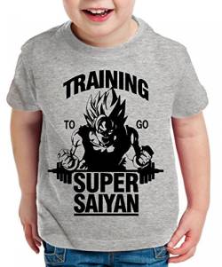 Goku Super Saiyan Son Kinder T-Shirt Goku Dragon Master Ball Vegeta Turtle Roshi Db, Farbe:Dunkelgrau Meliert;Kinder T-Shirt Größe:134/146 von WhyKiki