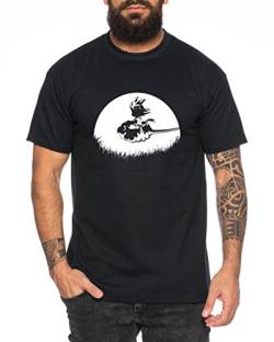 Sunrise Goku Vegeta Herren T-Shirt Dragon Master Son Ball Roshi Db, Farbe:Schwarz;Größe:L von WhyKiki