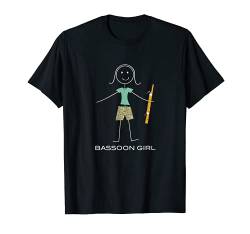 Funny Women Bassoon, Girl Musician Gifts T-Shirt von Whyitsme Design