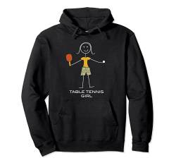 Lustige Damen Tischtennis, Mädchen Tischtennis Geschenk Pullover Hoodie von Whyitsme Design