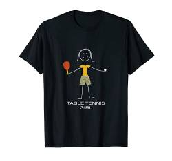 Lustige Damen Tischtennis, Mädchen Tischtennis Geschenk T-Shirt von Whyitsme Design