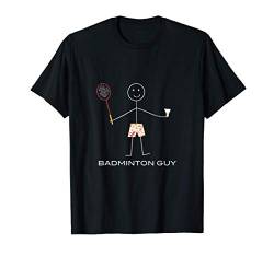 Lustige Jungen Badminton, Männer Badminton Spieler Geschenke T-Shirt von Whyitsme Design