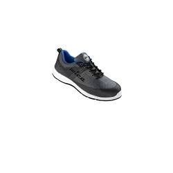 WiCa 1 Paar Sicherheitsschuhe Sicherheits-Halbschuhe in Sneaker-Optik Odiel S1 Grau/Blau Abgesetzt Gr. 43 von WiCa