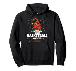 Basketball Weihnachts-Wichtel Design Damen Herren Pullover Hoodie von Wichtel Weihnachten im Gnom Outfit für Familie