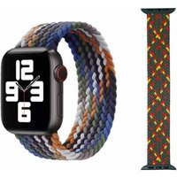 Wigento Smartwatch-Armband Für Apple Watch Series 9 8 7 41 / 6 SE 5 4 40 / 3 2 1 38mm L Armband von Wigento