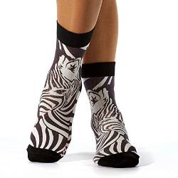 Wigglesteps Damen Socken ZEBRA, 36-40 EU, Mehrfarbig von Wigglesteps