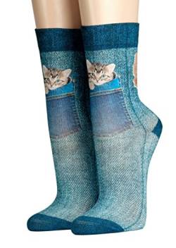 Wigglesteps Jeans Cat, farbig, One size von Wigglesteps